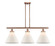 Ballston Urban LED Island Pendant in Antique Copper (405|916-3I-AC-G41-L-LED)