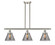Ballston Urban LED Island Pendant in Brushed Satin Nickel (405|916-3I-SN-G43-LED)