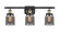 Ballston Urban LED Bath Vanity in Black Antique Brass (405|916-3W-BAB-G53-LED)