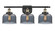 Ballston Urban Three Light Bath Vanity in Black Antique Brass (405|916-3W-BAB-G73)