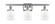 Ballston Urban Three Light Bath Vanity in Brushed Satin Nickel (405|916-3W-SN-G51)