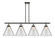 Ballston Urban Four Light Island Pendant in Black Antique Brass (405|916-4I-BAB-G42-L)