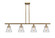 Ballston Urban Four Light Island Pendant in Brushed Brass (405|916-4I-BB-G62)