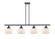 Ballston Urban Four Light Island Pendant in Matte Black (405|916-4I-BK-G71)