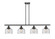 Ballston Urban Four Light Island Pendant in Matte Black (405|916-4I-BK-G74)