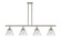 Ballston Urban Four Light Island Pendant in Polished Nickel (405|916-4I-PN-G42)