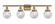 Ballston Urban LED Bath Vanity in Brushed Brass (405|916-4W-BB-G204-6-LED)