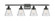 Ballston Urban LED Bath Vanity in Matte Black (405|916-4W-BK-G64-LED)