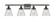 Ballston Urban Four Light Bath Vanity in Oil Rubbed Bronze (405|916-4W-OB-G62)