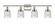 Ballston Urban Four Light Bath Vanity in Polished Nickel (405|916-4W-PN-G54)