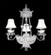 Princess Nine Light Chandelier in Gold Accents Only (64|94121GA22)
