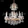 Madrid Cast Brass Eight Light Chandelier in Bronze (64|94328BZ22)