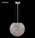 Sun Sphere Eight Light Chandelier in Silver (64|95954S22)