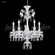 Le Chateau Five Light Chandelier in Silver (64|96115S11)