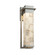 Alabaster Rocks LED Outdoor Wall Sconce in Brushed Nickel (102|ALR-7544W-NCKL)