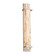 Alabaster Rocks LED Outdoor Wall Sconce in Brushed Nickel (102|ALR-7616W-NCKL)