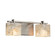 Alabaster Rocks Two Light Bath Bar in Matte Black (102|ALR-8442-55-MBLK)