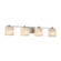 Alabaster Rocks Four Light Bath Bar in Matte Black (102|ALR-8444-30-MBLK)
