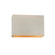 Ambiance LED Wall Sconce in Matte White with Champagne Gold internal (102|CER-5655W-MTGD)