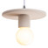 Radiance One Light Pendant in Bisque (102|CER-6320-BIS-CROM-WTCD)