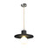 Radiance One Light Pendant in Antique Gold (102|CER-6325-ANTG-NCKL-BKCD)