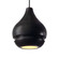 Radiance One Light Pendant in Carbon - Matte Black (102|CER-6400-CRB-DBRZ-BKCD)