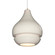 Radiance One Light Pendant in White Crackle (102|CER-6400-CRK-ABRS-WTCD)
