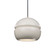 Radiance One Light Pendant in Matte White (102|CER-6410-MAT-ABRS-BKCD)