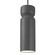 Radiance One Light Pendant in Gloss Grey (102|CER-6510-GRY-ABRS-BKCD)