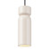Radiance One Light Pendant in Matte White (102|CER-6510-MAT-NCKL-BKCD)