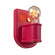 American Classics One Light Wall Sconce in Cerise (102|CER-7031-CRSE-BRSS)