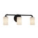 Clouds Three Light Bath Bar in Matte Black (102|CLD-8463-10-MBLK)