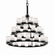 Clouds LED Chandelier in Matte Black (102|CLD-8712-10-MBLK-LED36-25200)