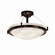 Clouds Three Light Semi-Flush Mount in Dark Bronze (102|CLD-9681-35-DBRZ)
