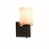 CandleAria One Light Wall Sconce in Matte Black (102|CNDL-8411-14-CREM-MBLK)