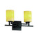 CandleAria Two Light Bath Bar in Brushed Nickel (102|CNDL-8702-10-AMBR-NCKL)