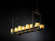 CandleAria 14 Light Chandelier in Dark Bronze (102|CNDL-8769-10-AMBR-DBRZ)