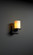 CandleAria One Light Wall Sconce in Matte Black (102|CNDL-8771-10-CREM-MBLK)