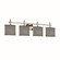 Textile Four Light Bath Bar in Polished Chrome (102|FAB-8414-55-GRAY-CROM)