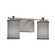 Textile LED Bath Bar in Brushed Nickel (102|FAB-8442-10-GRAY-NCKL-LED2-1400)