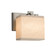 Textile One Light Wall Sconce in Matte Black (102|FAB-8447-55-CREM-MBLK)