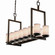 Textile 14 Light Chandelier in Matte Black (102|FAB-8769-10-WHTE-MBLK)