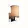 Textile One Light Wall Sconce in Matte Black (102|FAB-8921-10-CREM-MBLK)