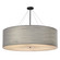 Textile Eight Light Pendant in Matte Black (102|FAB-9597-GRAY-MBLK)