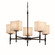 LumenAria LED Chandelier in Brushed Nickel (102|FAL-8410-55-NCKL-LED5-3500)