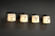 LumenAria LED Bath Bar in Matte Black (102|FAL-8924-30-MBLK-LED4-2800)