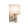 Fusion One Light Wall Sconce in Brushed Nickel (102|FSN-8411-30-WEVE-NCKL)