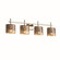 Fusion Four Light Bath Bar in Brushed Nickel (102|FSN-8414-30-MROR-NCKL)