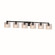 Fusion Six Light Bath Bar in Matte Black (102|FSN-8436-55-SEED-MBLK)