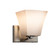 Fusion One Light Wall Sconce in Matte Black (102|FSN-8441-40-OPAL-MBLK)